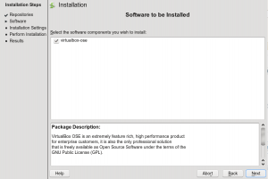 VirtualBox install
