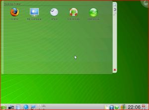 Your new glossy KDE4 desktop on openSUSE 11.1 Beta3
